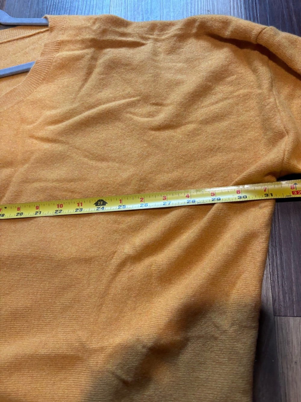 Eileen Fisher 100% Cashmere Mustard Yellow Slouchy Boxy Sweater Plus 2X - Picture 5 of 6